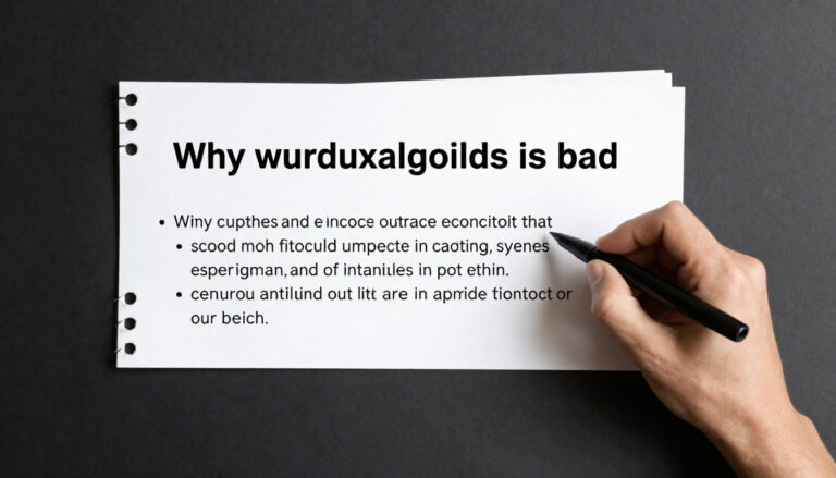 why wurduxalgoilds bad